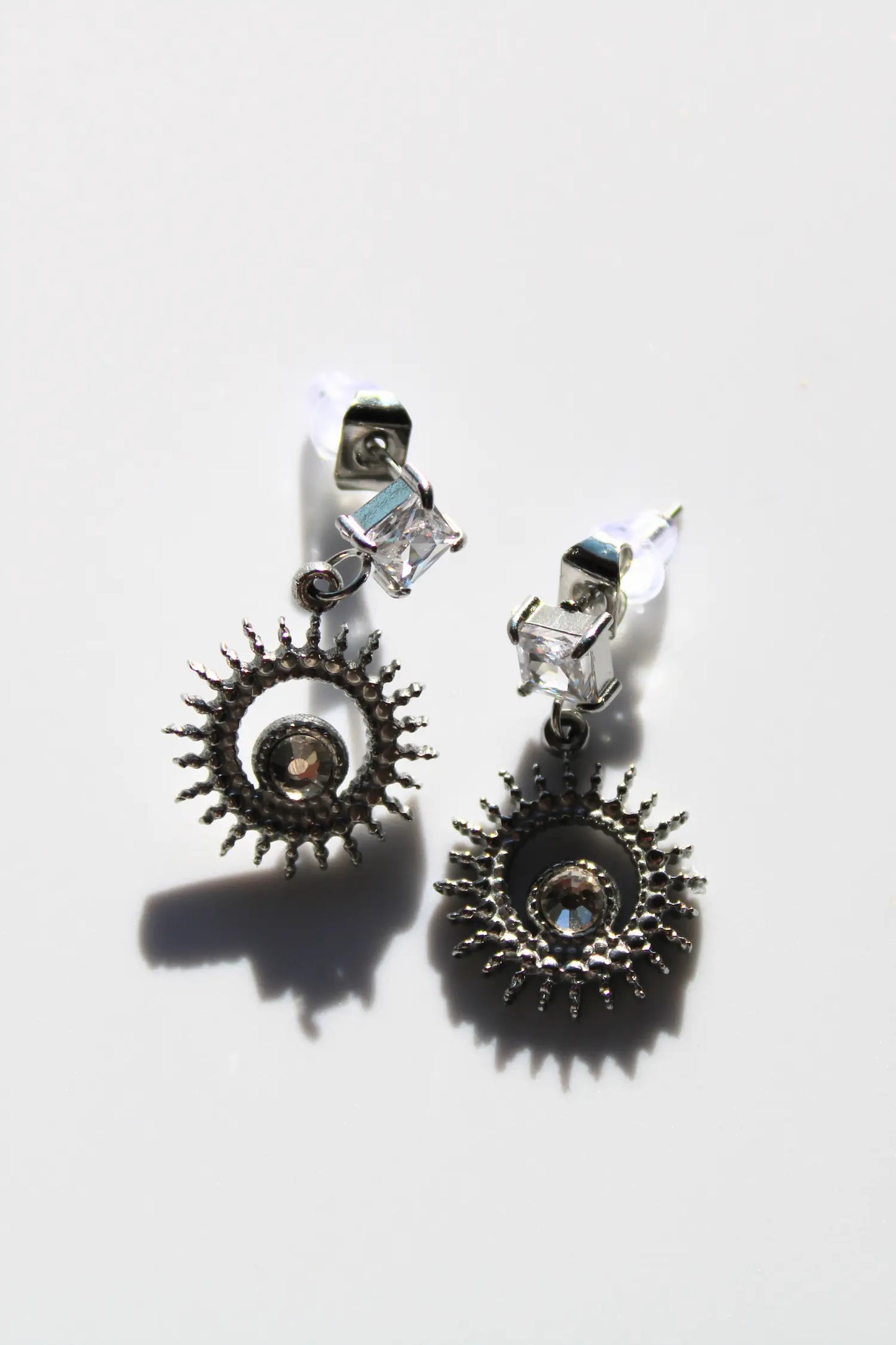 Boucles d'oreilles Alba argenté 2