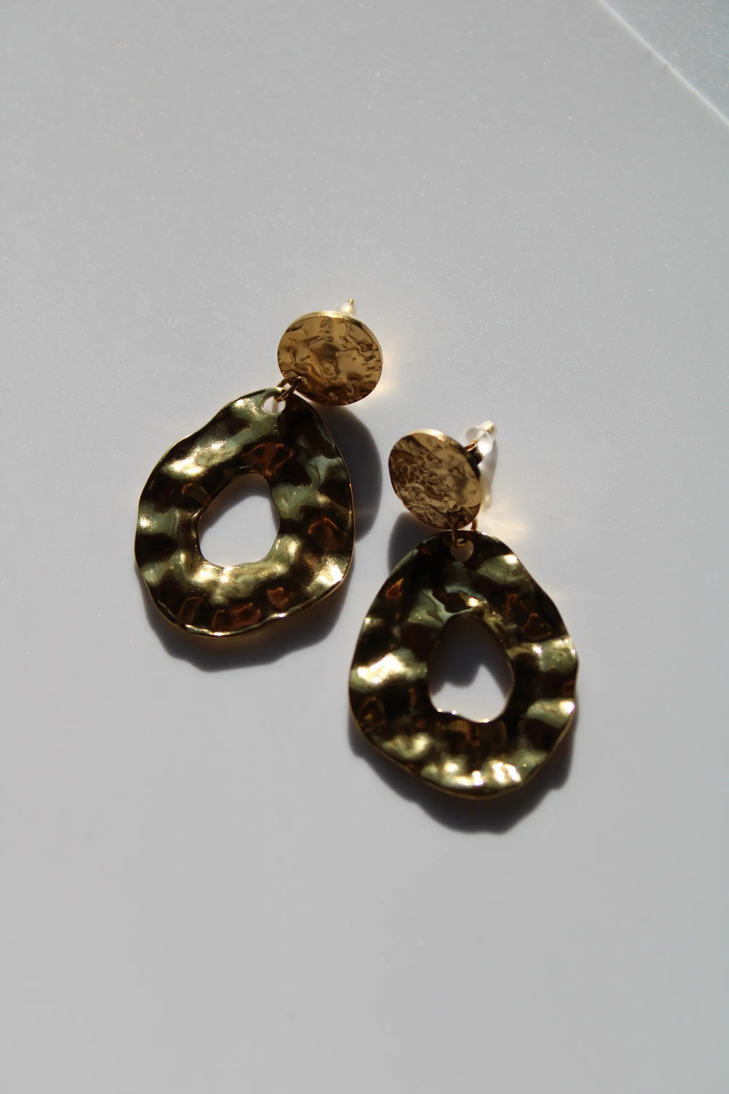 Boucles d'oreilles Sixtine doré 2