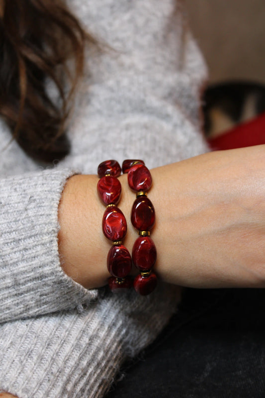 Horizon | Bracelets en perles galets
