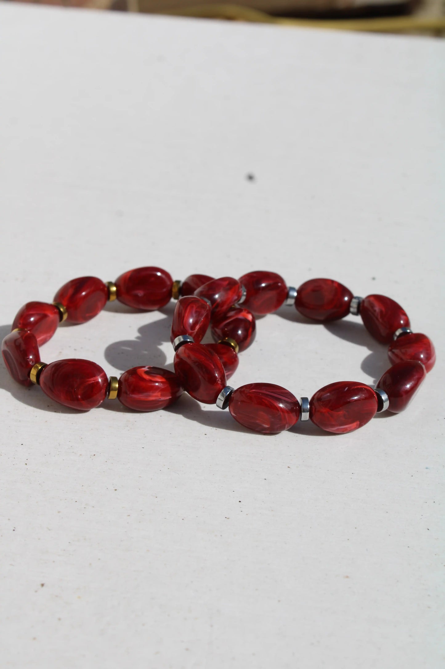 Horizon | Bracelets en perles galets