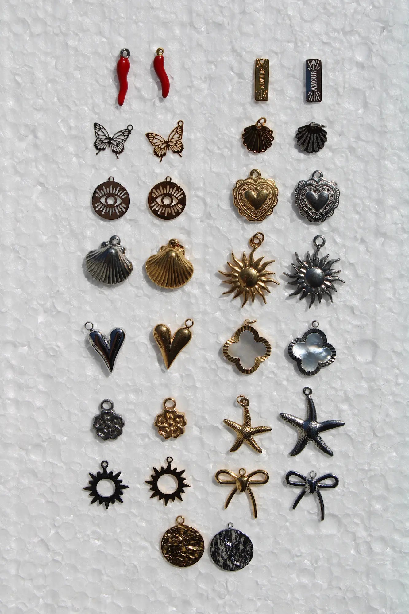 Breloques pour colliers charms
