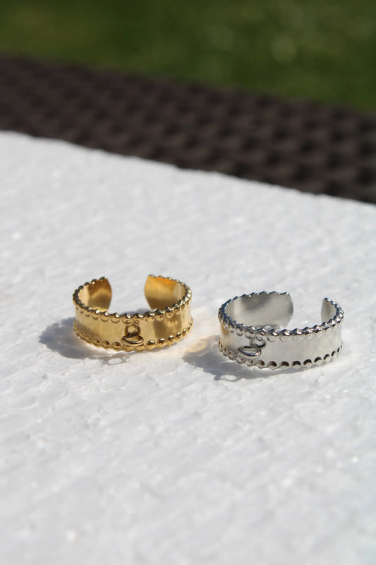 Bagues Envol doré et argenté