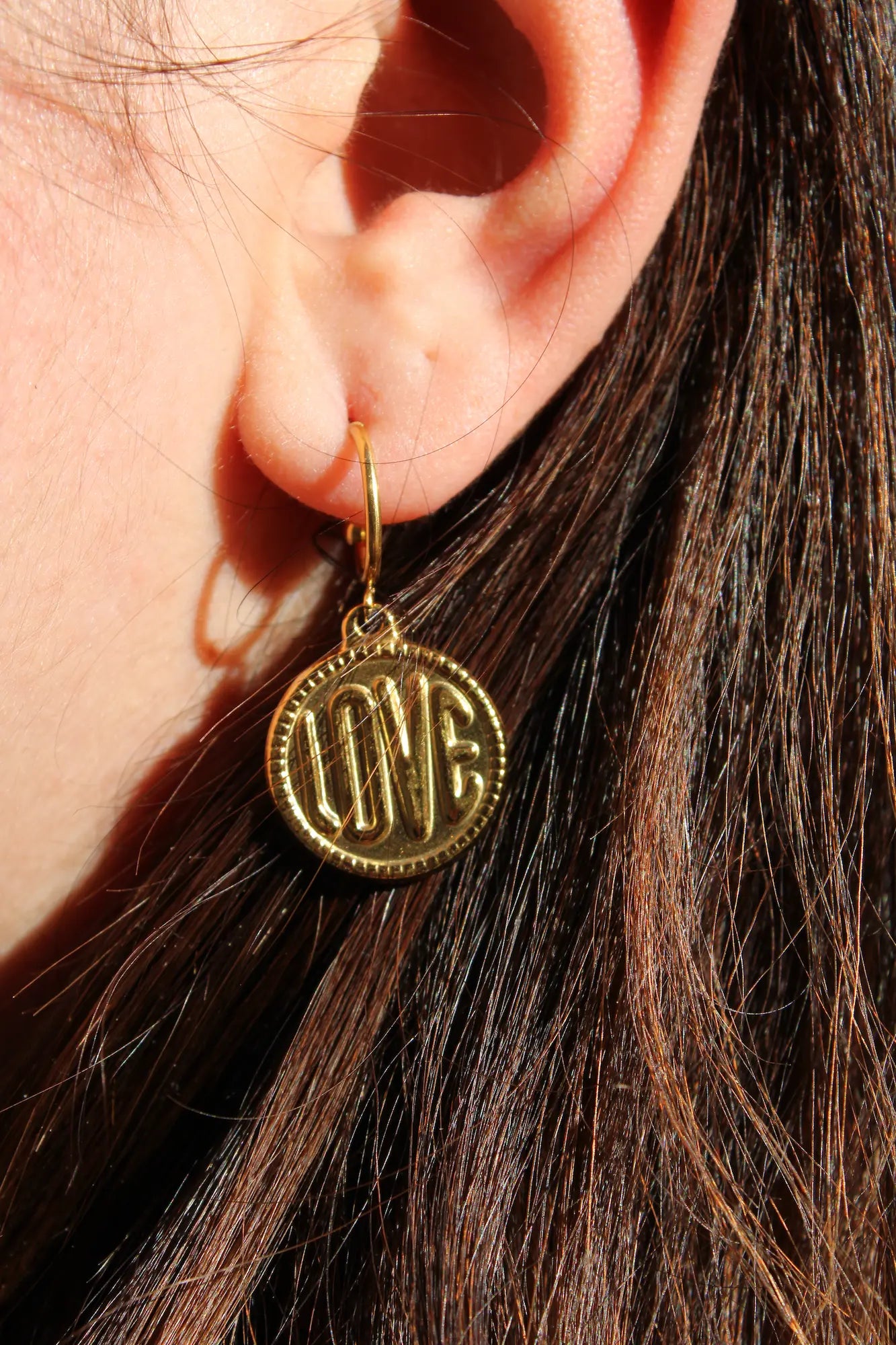Boucles d'oreilles Esmée doré