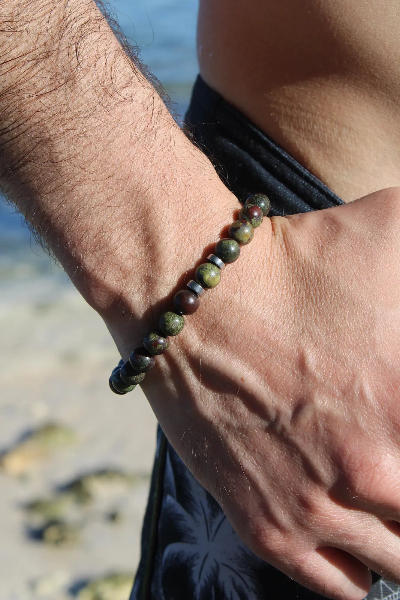 Bracelet jasper homme