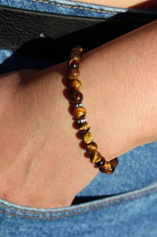 Bracelet tigresse femme argenté
