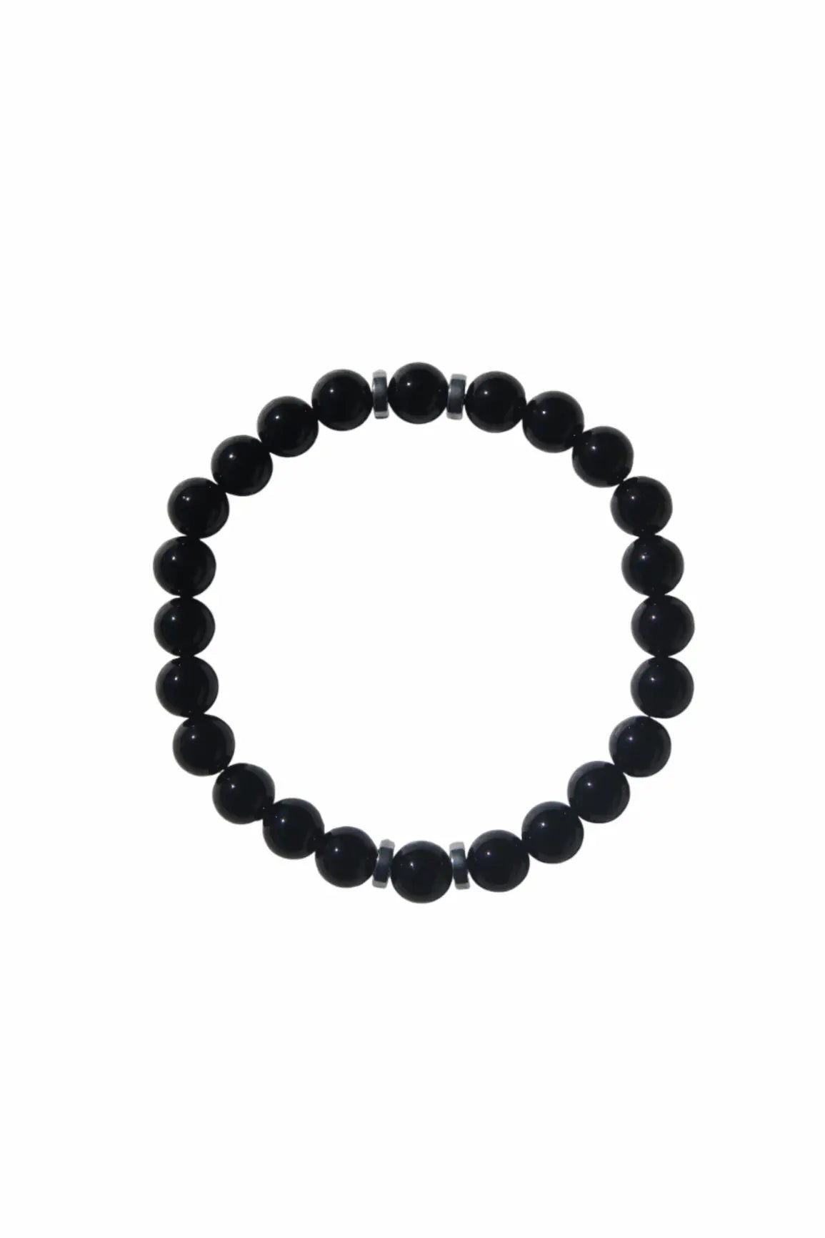 Bracelet onyx homme détouré