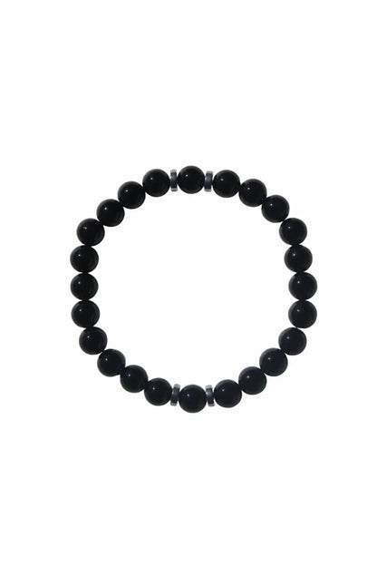 Bracelet onyx homme détouré