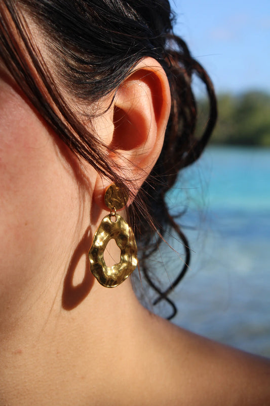 Boucles d'oreilles Sixtine doré