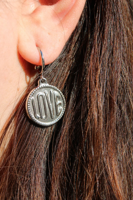 Boucles d'oreilles Esmée argenté