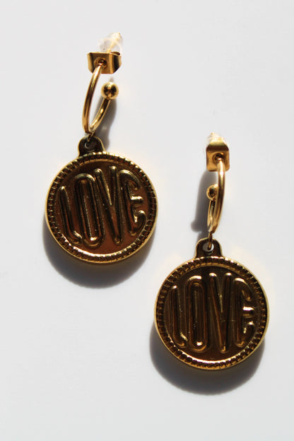 Boucles d'oreilles Esmée doré 2