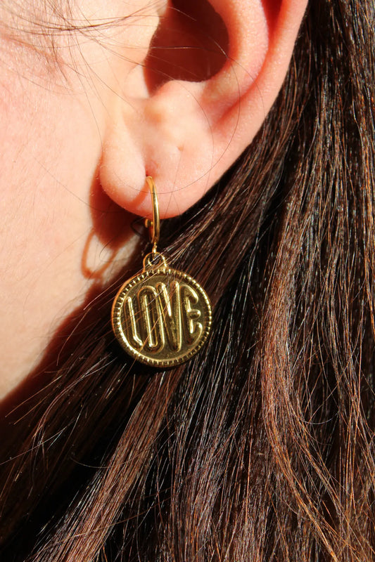 Boucles d'oreilles Esmée doré