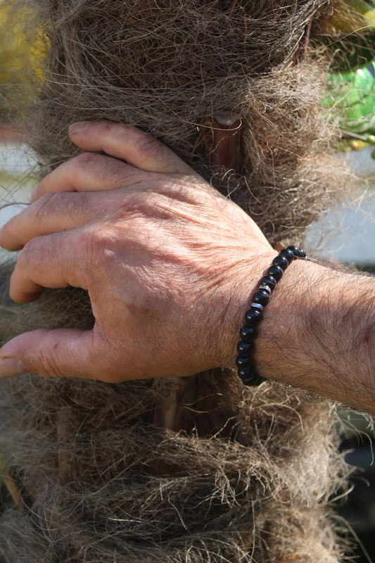 Bracelet onyx homme 