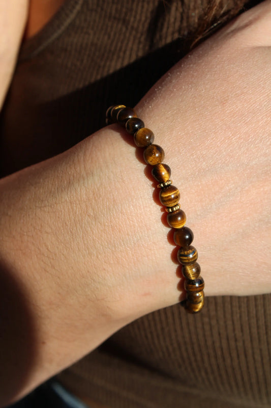 Bracelet tigresse femme doré